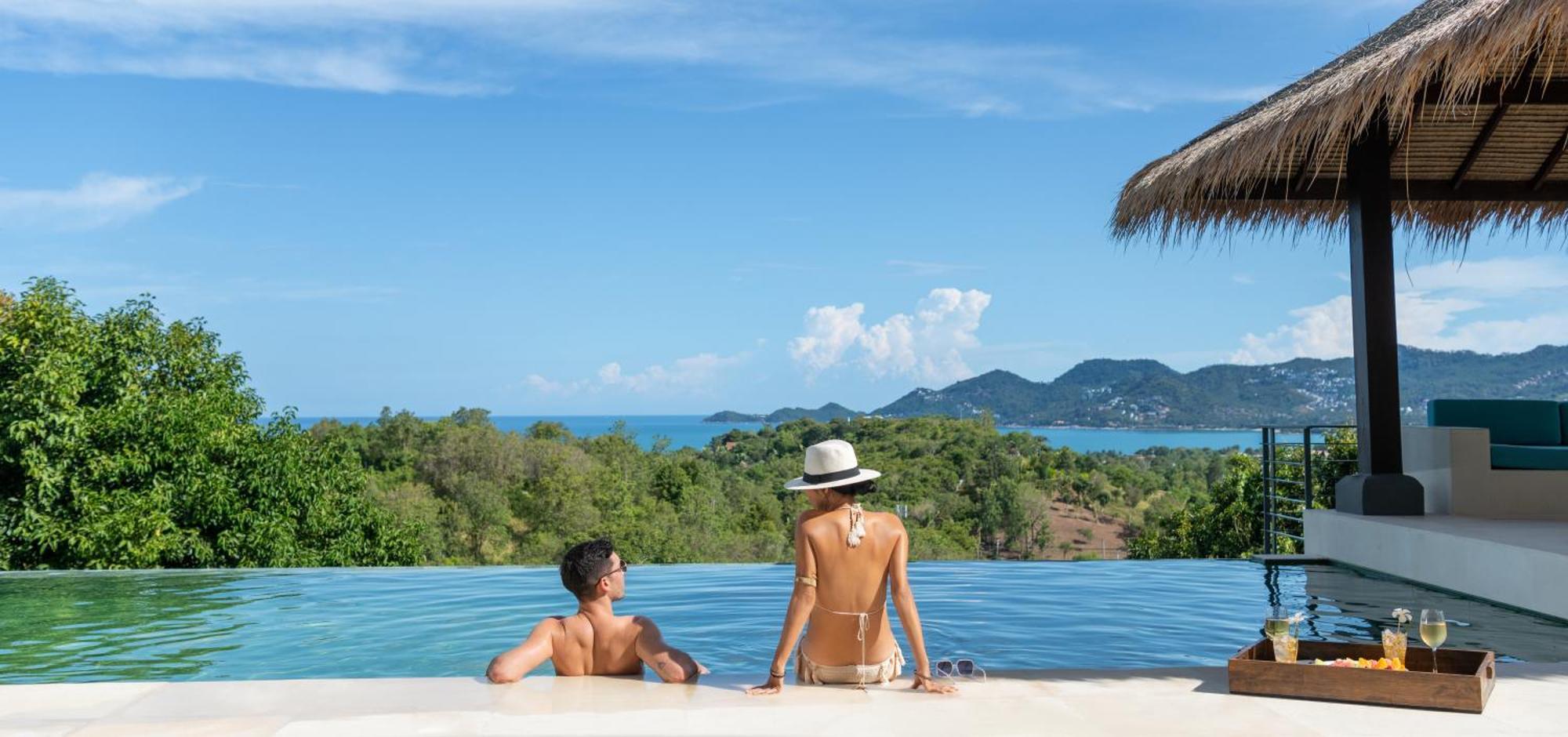 Baan Kimsacheva - Seaview Private Villa Choeng Mon Zewnętrze zdjęcie